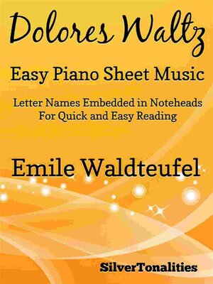cover image of Dolores Waltz Easy Piano Sheet Music